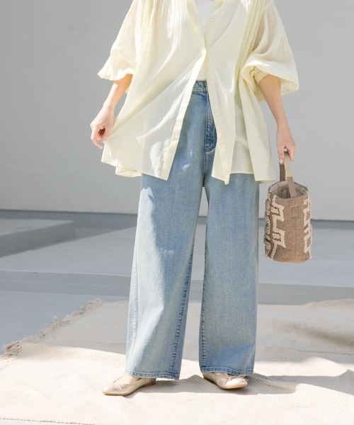 【DULCAMARA×URBAN RESEARCH ID デニムペンギンパンツ】 セール】『3サイズ展開』new basic ストレートフィットデニム