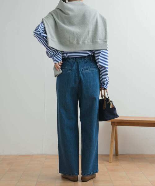 2タックギャザーデニムパンツ URBAN RESEARCH DOORS｜2タックギャザーデニムパンツ | Rakuten