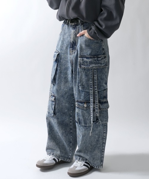 Starting Over ジーンズ vintage like loose fit denim techno