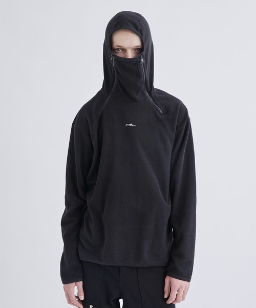 JieDa / OL FLEECE BALACLAVA HOODIE/パーカー/1/ポリエステル/BLK/Jie-OL-CT02 JieDa（ジエダ） パーカー FLEECE BALACLAVA HOODIE メンズ : ZOZOTOWN