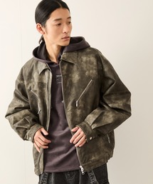 JUNRED 革ジャン ライダース シンセティックレザーバイカー
