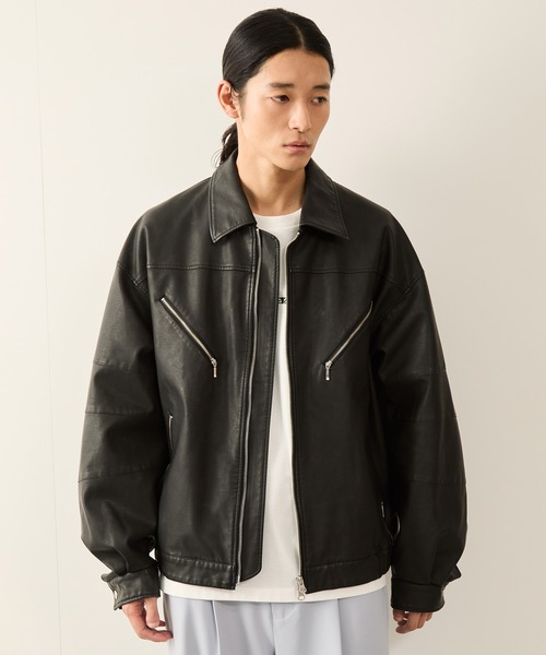 junred 羊革　シングルライダース junred 羊革 シングルライダース メンズ