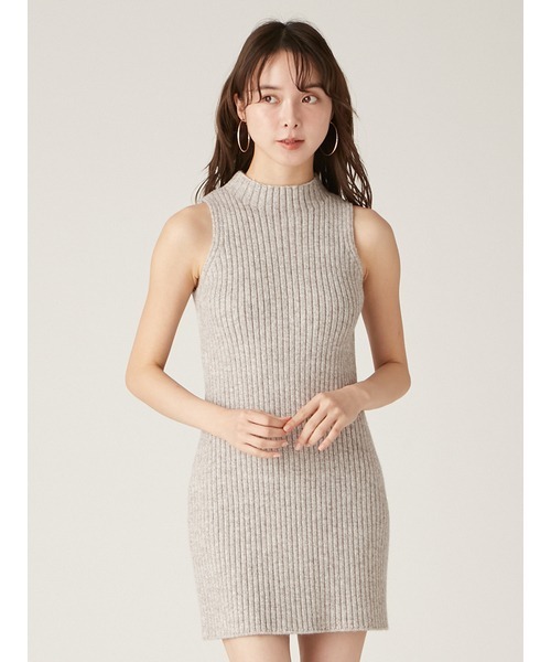 LILY BROWN ノースリーブミニワンピース LILY BROWN SALE60%OFF リリー ブラウン ワンピース 25春夏