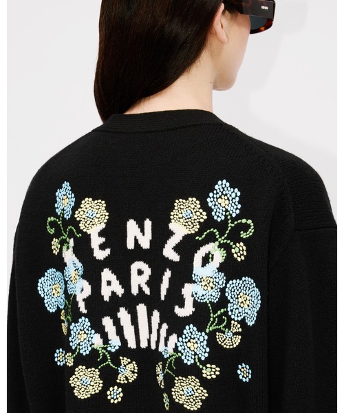 カーディガン 'KENZO Jungle Flower' エンブロイダリー ウール カーディガン レディース
