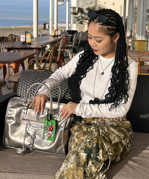 INTER FACTORY ハンドバッグ AINA - 2WAYスタッズハンドバッグ