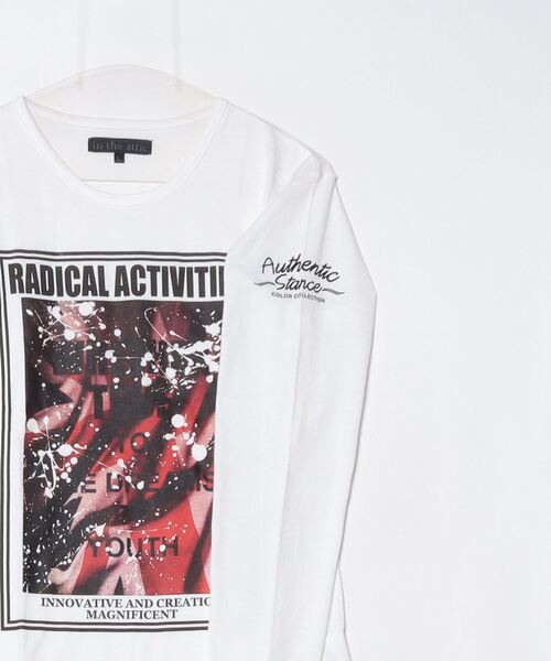 in the attic tシャツ atticヴィンテージプリントクルーネックL