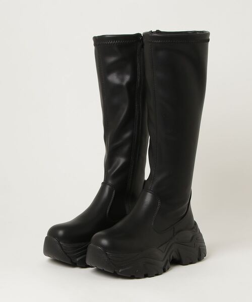 LOVEHUNTER（ラブハンター） ロング ブーツ LOVEHUNTER/+7cm 軽量厚底