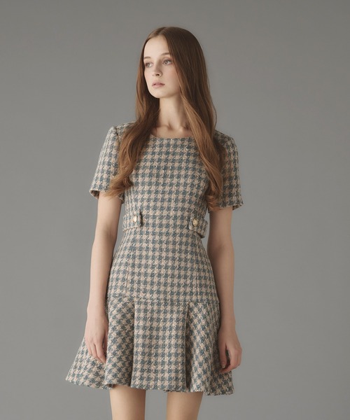 EmiriaWiz エミリアウィズ ワンピース Tweed Dress Mサイズ emiriawiz（エミリアウィズ） ワンピース Tweed Fantaisie Dress
