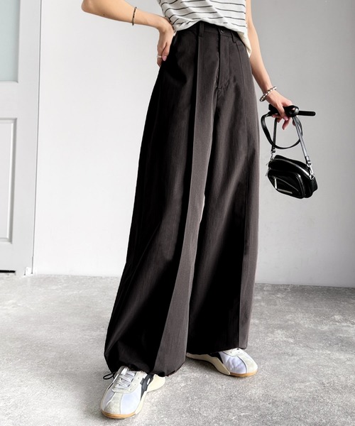 ELFSACK ボトムス レトロ 裾 プリント ワイドパンツ ゆったり 楽天市場】送料無料 ELFSACK パンツ ズボン ボトムス レトロ