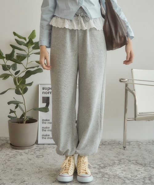 ♡フリルスウェットパンツ♡ WC フリルスウェットパンツ レディース : ZOZOTOWN Yahoo!店