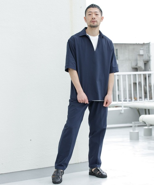 アーバンリサーチ シアサッカー パンツ スラックス チノ イージー ブラック M URBAN RESEARCH ROSSO MEN スラックス 「XLサイズあり