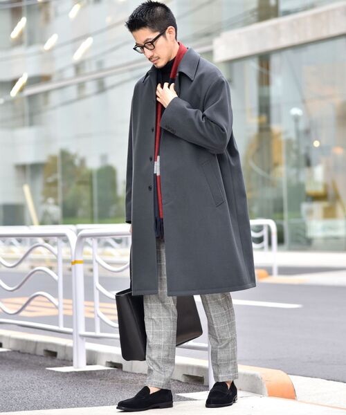 SHIPS（シップス） ステンカラーコート SMALL ネイビー メンズ