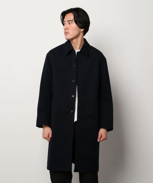 SHIPS（シップス） ステンカラーコート SMALL ネイビー メンズ