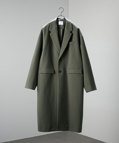 ENDER PRODUCTS チェスターコート コート ニットメルトンオーバー