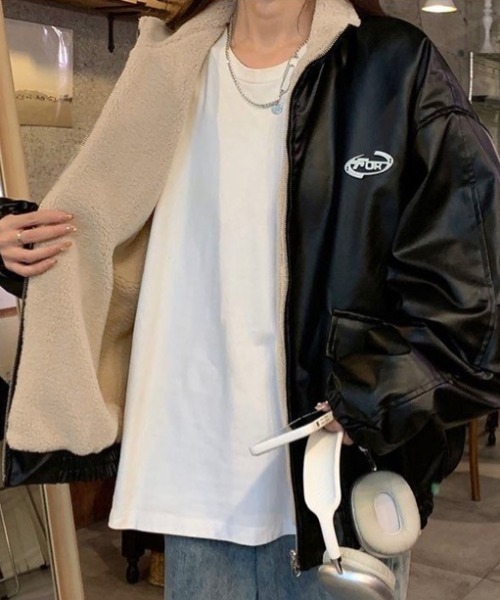 「LADY LIKE」 ブルゾン M ブラウン レディース_画像6