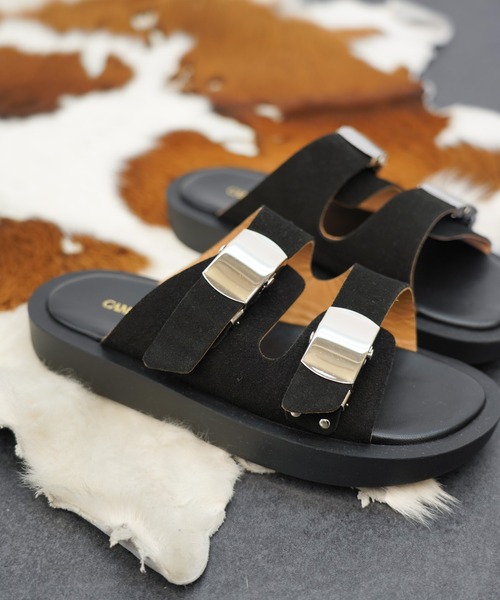 CAMINANDO レザーサンダル　23.5〜24 CAMINANDO レザーサンダル 23.5〜24 - メルカリ