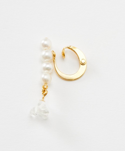 ピアス alpaca to hana/アルパカトハナ」PEARL ajisai ピアス