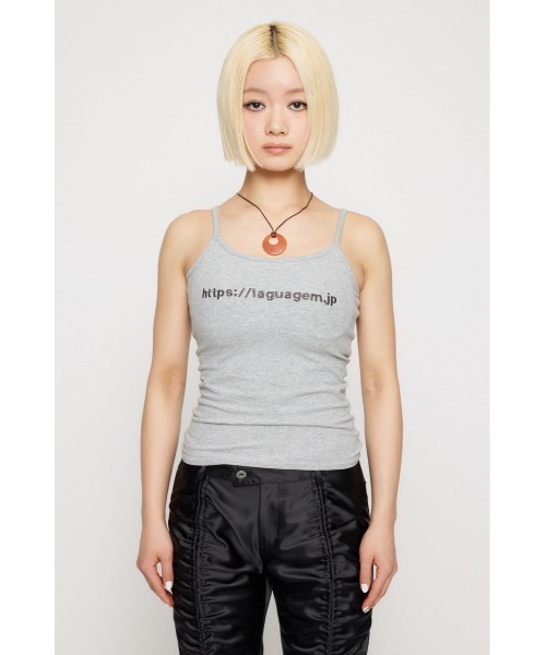 LAGUA GEM キャミトップス LAGUA GEM キャミソール HEM FLARE キャミトップス : ZOZOTOWN