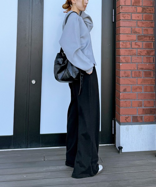 I-SOOK（アイスー） ワイドパンツ スウェットパンツ ジャージ 「ISOOK