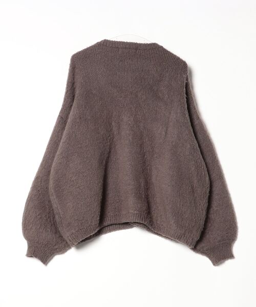 「Loose/ルース」 ニットカーディガン M グレー メンズ_画像2