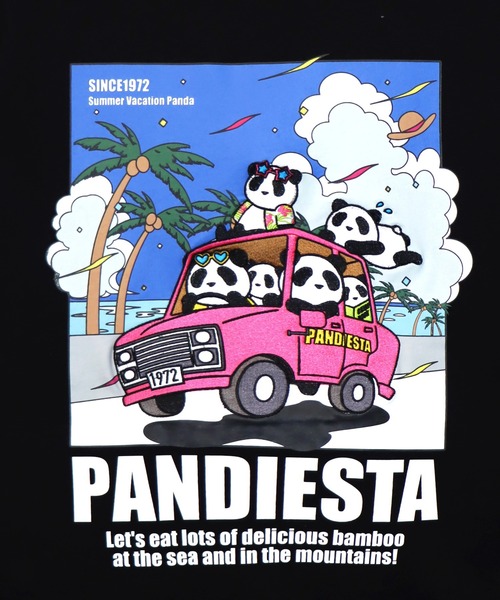 PANDIESTA　80,ｓサマ－バケーションTシャツ　Lサイズ SB PANDIESTA 80's サマーバケーション Tee(585563 MENS