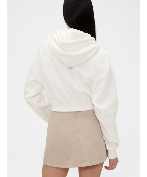 パーカー GapStudio ヴィンテージソフト クロップド パーカー レディース パーカー GapStudio ヴィンテージソフト クロップド レディース