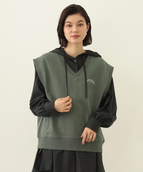 ベスト ジレ V-NECK SWEAT VEST レディース メンズ