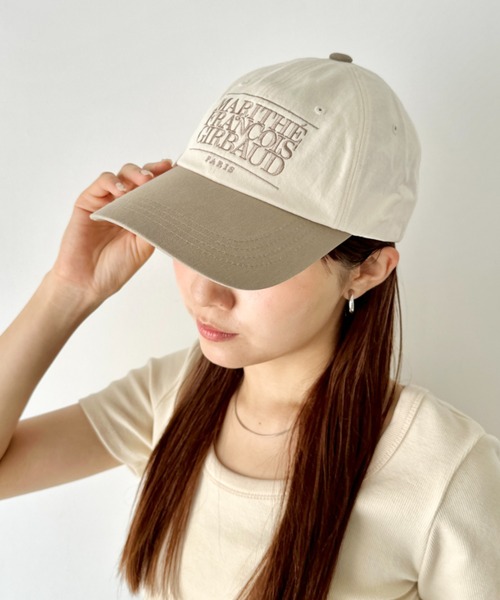 MARITHÉ + FRANCOIS GIRBAUD 日本限定アイテム キャップ さらに100円引き◇MARITHE◇DENIM WASHING LOGO BALL CAP