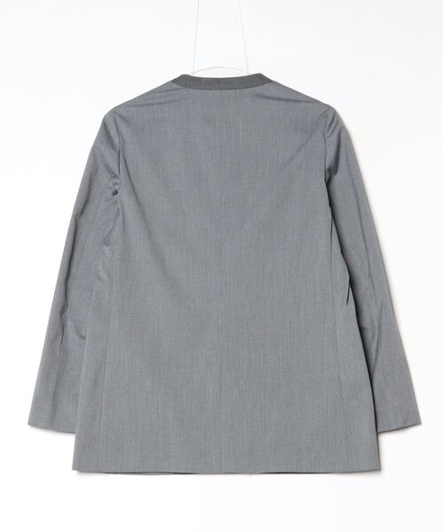 美品　UNITED ARROWS ノーカラージャケット 　グレー　Lサイズ UNITED ARROWS 「UNITED ARROWS」 ノーカラージャケット 36