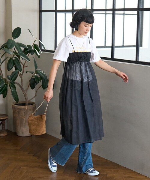 FREAK'S STORE（フリークスストア） ワンピース 夏 インド 2WAY シアー