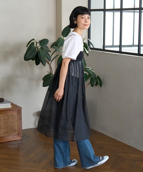 FREAK'S STORE（フリークスストア） ワンピース 夏 インド 2WAY シアー