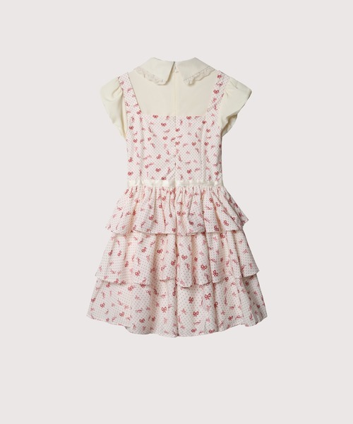 LA POMME petit ワンピース Princess Fake Two Shirt Flare