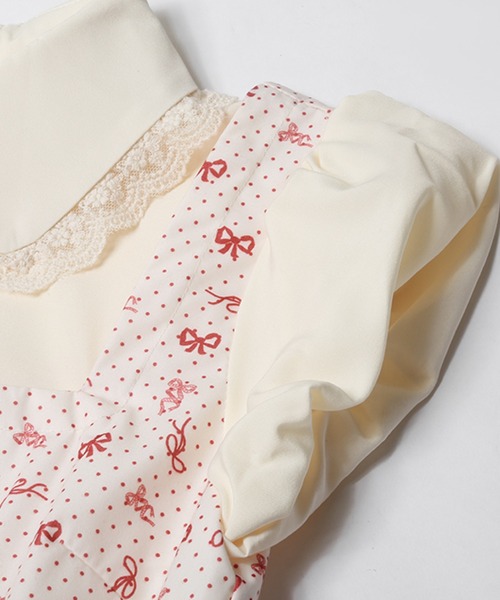 LA POMME petit ワンピース Princess Fake Two Shirt Flare