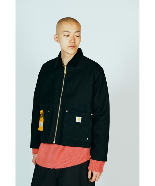 [美品] Carhartt トラディショナルジャケット ダブルジップ サイズL Carhartt カーハート アウタージャケット ダックジップブルゾン