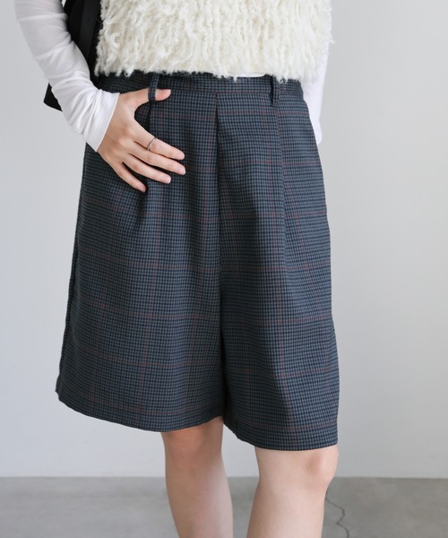 select MOCA(セレクトモカ) パンツ チェック柄ハーフパンツ select MOCA(セレクトモカ) パンツ チェック柄ハーフパンツ