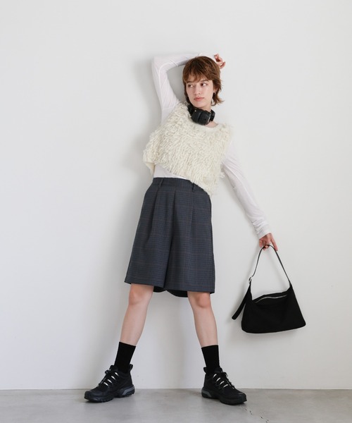 select MOCA(セレクトモカ) パンツ チェック柄ハーフパンツ select MOCA(セレクトモカ) パンツ チェック柄ハーフパンツ