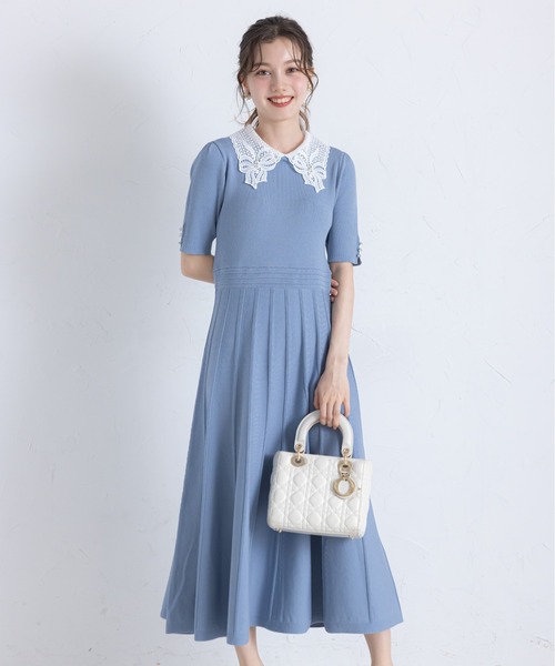 tocco closet（トッコ クローゼット） ワンピース 2WAYレース襟