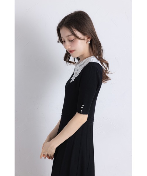 tocco closet（トッコ クローゼット） ワンピース 2WAYレース襟