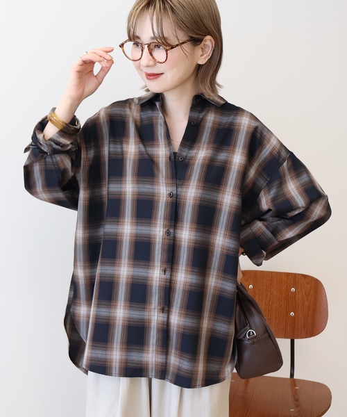 BED&BREAKFAST 「BED&BREAKFAST」 長袖シャツ SMALL ベージュ