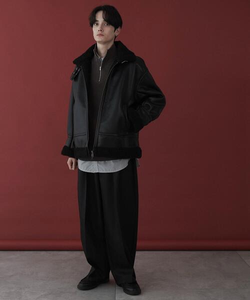 「LUCY」 「WEGO」ブルゾン MEDIUM ブラック メンズ_画像5