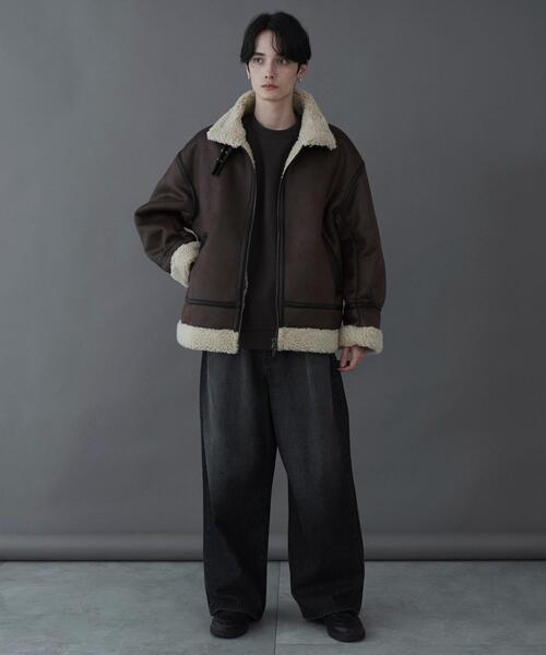 「LUCY」 「WEGO」ブルゾン MEDIUM ブラック メンズ_画像9