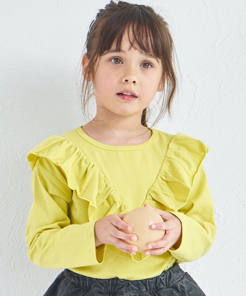 pairmanon（ペアマノン） tシャツ 「綿100%」ガールズ アソートフリルT