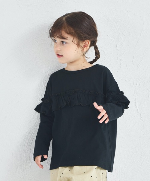 pairmanon（ペアマノン） tシャツ 「綿100%」ガールズ アソートフリルT