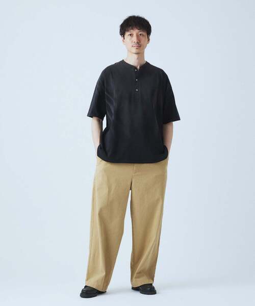 【こももページ】ALPHA &JOURNAL STANDRDパンツ センタープレス 美脚テーパード パンツ 通常丈 Liala×PG 全5色