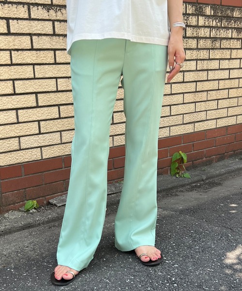 「SHENERY」 パンツ 38 ダークネイビー レディース_画像2