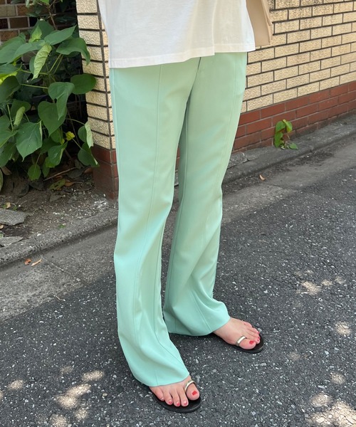 「SHENERY」 パンツ 38 ダークネイビー レディース_画像3