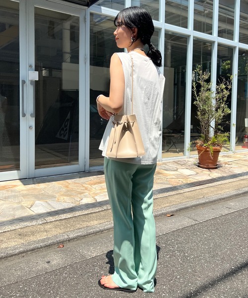 「SHENERY」 パンツ 38 ダークネイビー レディース_画像6