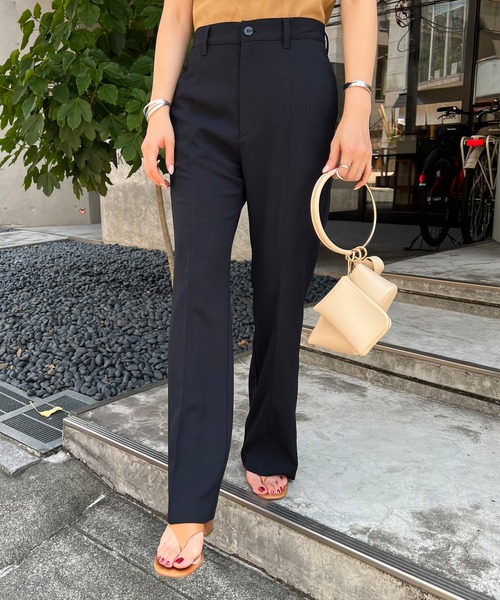 「SHENERY」 パンツ 38 ダークネイビー レディース_画像7