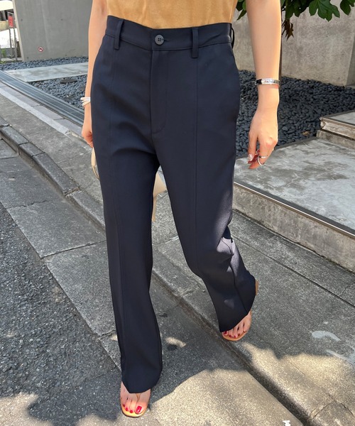 「SHENERY」 パンツ 38 ダークネイビー レディース_画像8