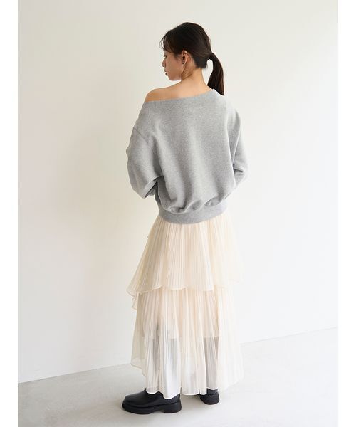 SNIDEL（スナイデル） トレーナー スウェット 「Chacott」刺繍スエット